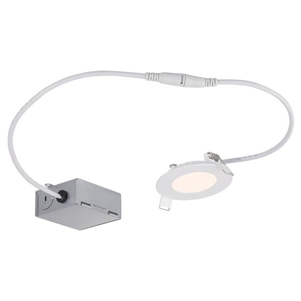 Westinghouse Recessed Down-Light LED Dimmablemable 7W 120V 4000K Cool White Slim 3In White 5218000